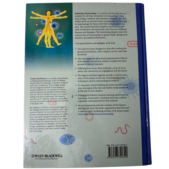 Exploring Immunology Concepts And Evidence By Gordon McPherson & Jon Austyn HC - Picture 2 of 16